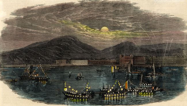 The Olympic Feast of Lanterns at Llandudno in 1866